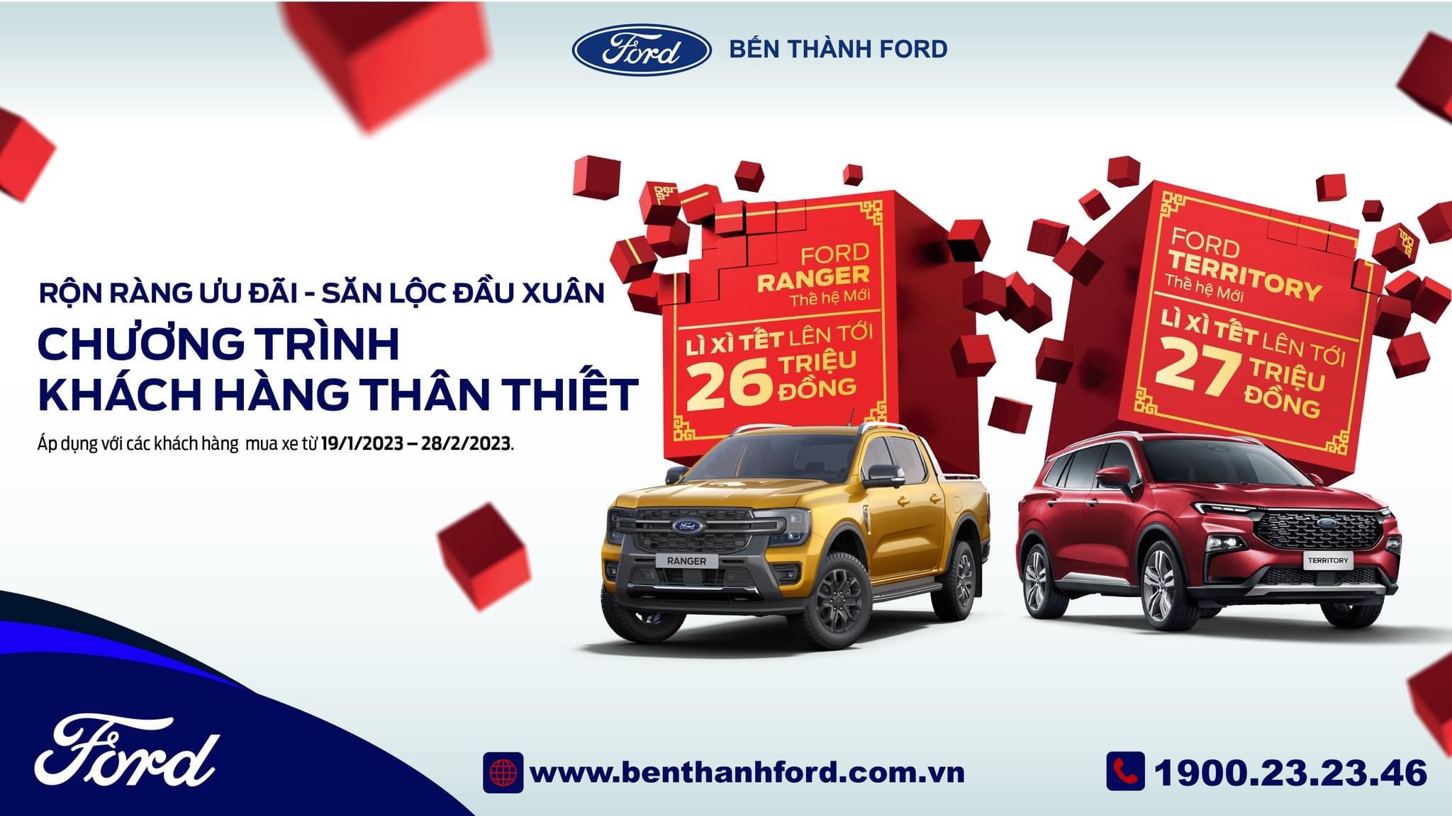 RỘN RÀNG ƯU ĐÃI – SĂN LỘC ĐẦU XUÂN | BẾN THÀNH FORD