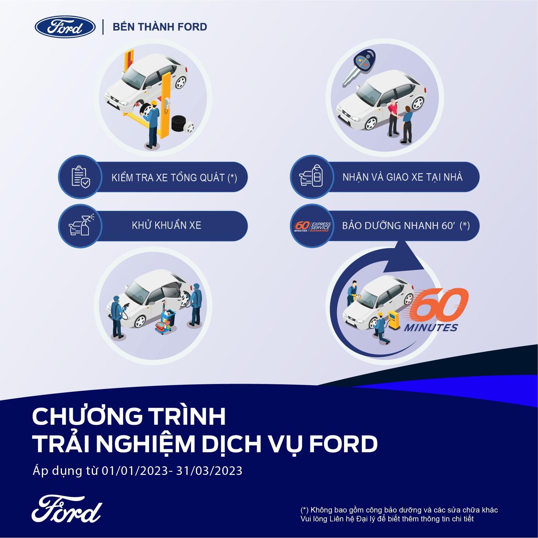 CHƯƠNG TRÌNH TRẢI NGHIỆM DỊCH VỤ FORD | BẾN THÀNH FORD